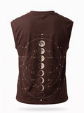 LUNAR SHIFT Tank - Brown