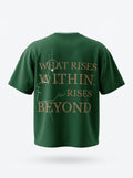 INNER RISE Oversized T-Shirt - Green