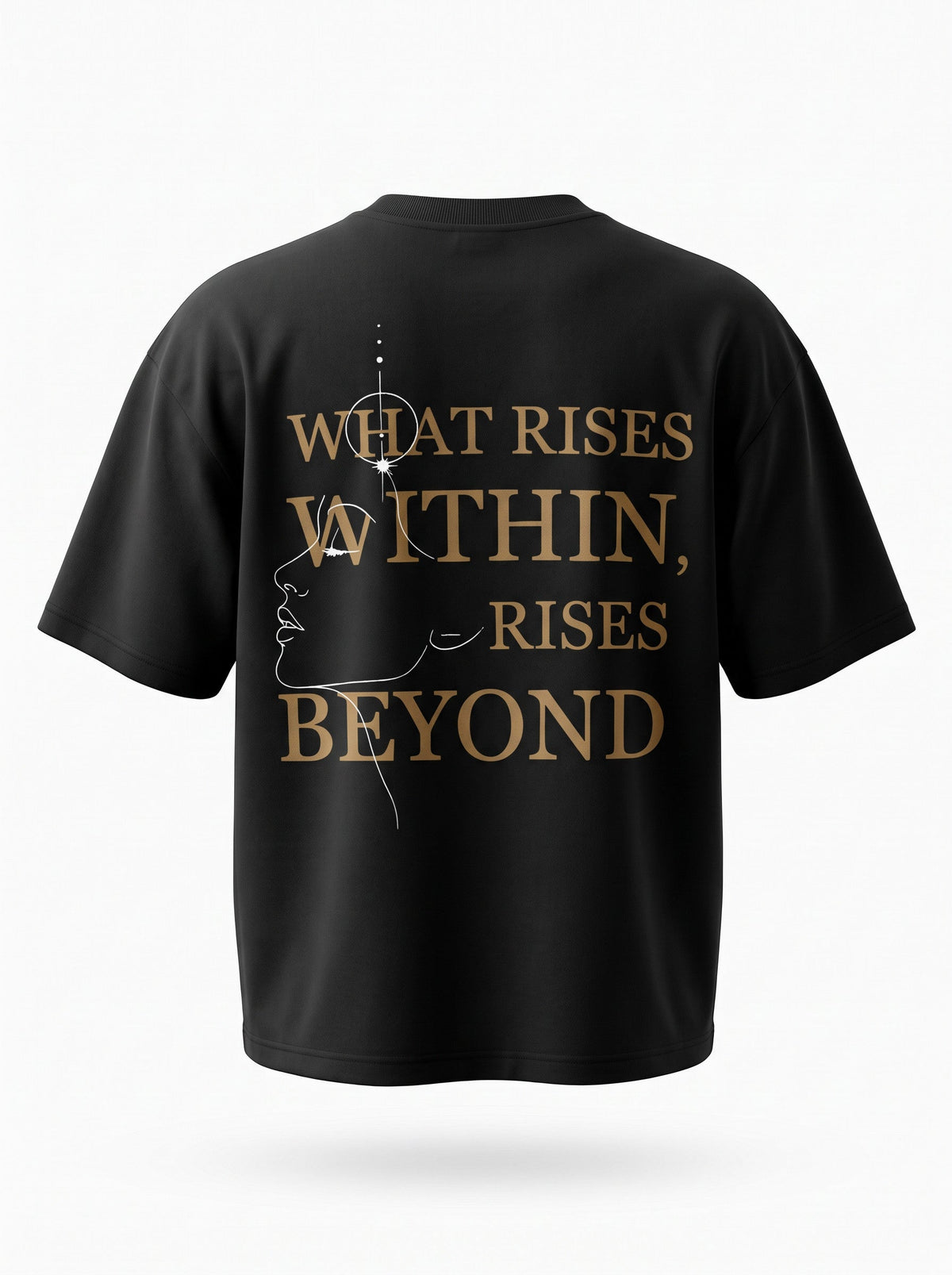 INNER RISE Oversized T-Shirt - Black